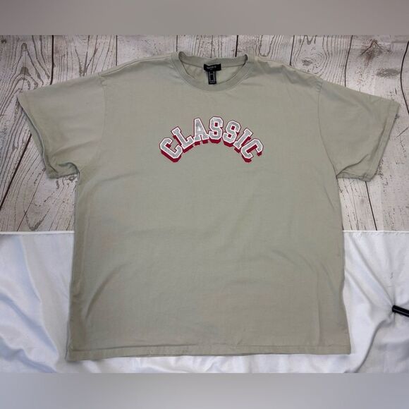 Men’s Light Sage Green “Classic” Logo Men’s T-Shirt - Picture 3 of 7